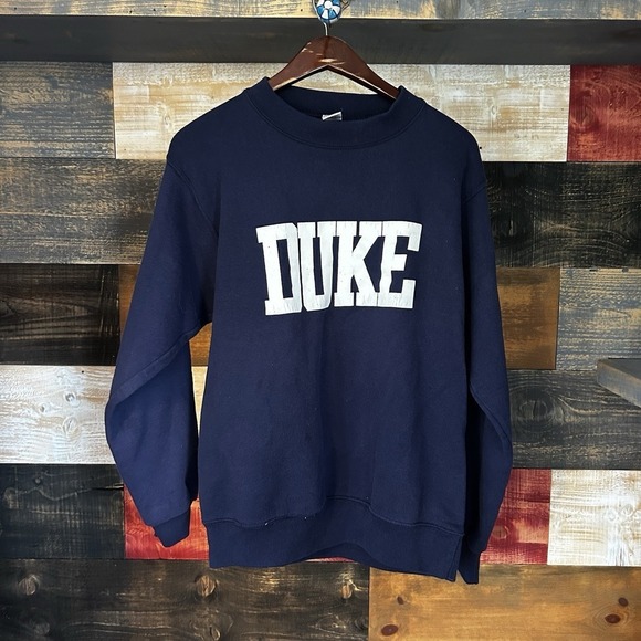 Vintage Other - Vintage Soffe Heavy Sweats Duke University Sweatshirt Crewneck Large Mens Navy